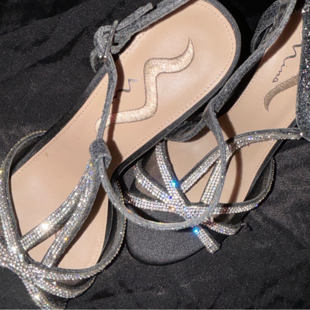 Bling Black Heel